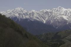 鹿島と五竜岳